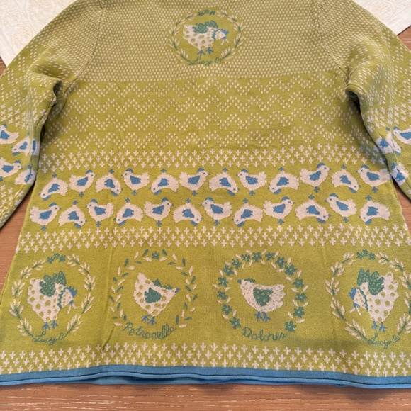 Gudrun Sjöden Charming CHICKEN Print Cardigan – NWOT - Picture 11 of 15